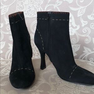 Suede ankle boots